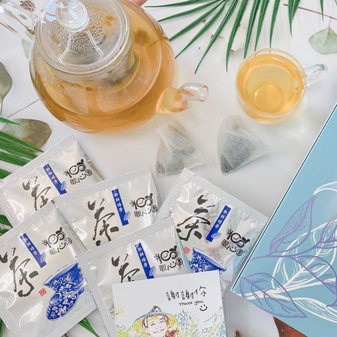 觀心園-飲茶人三角立體茶包禮盒-封面圖