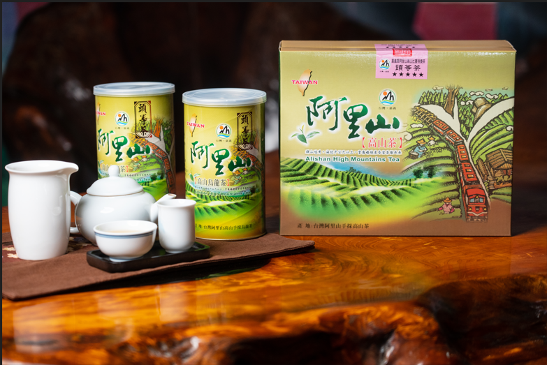 阿里山高山頭等烏龍手採茶葉禮盒-封面圖