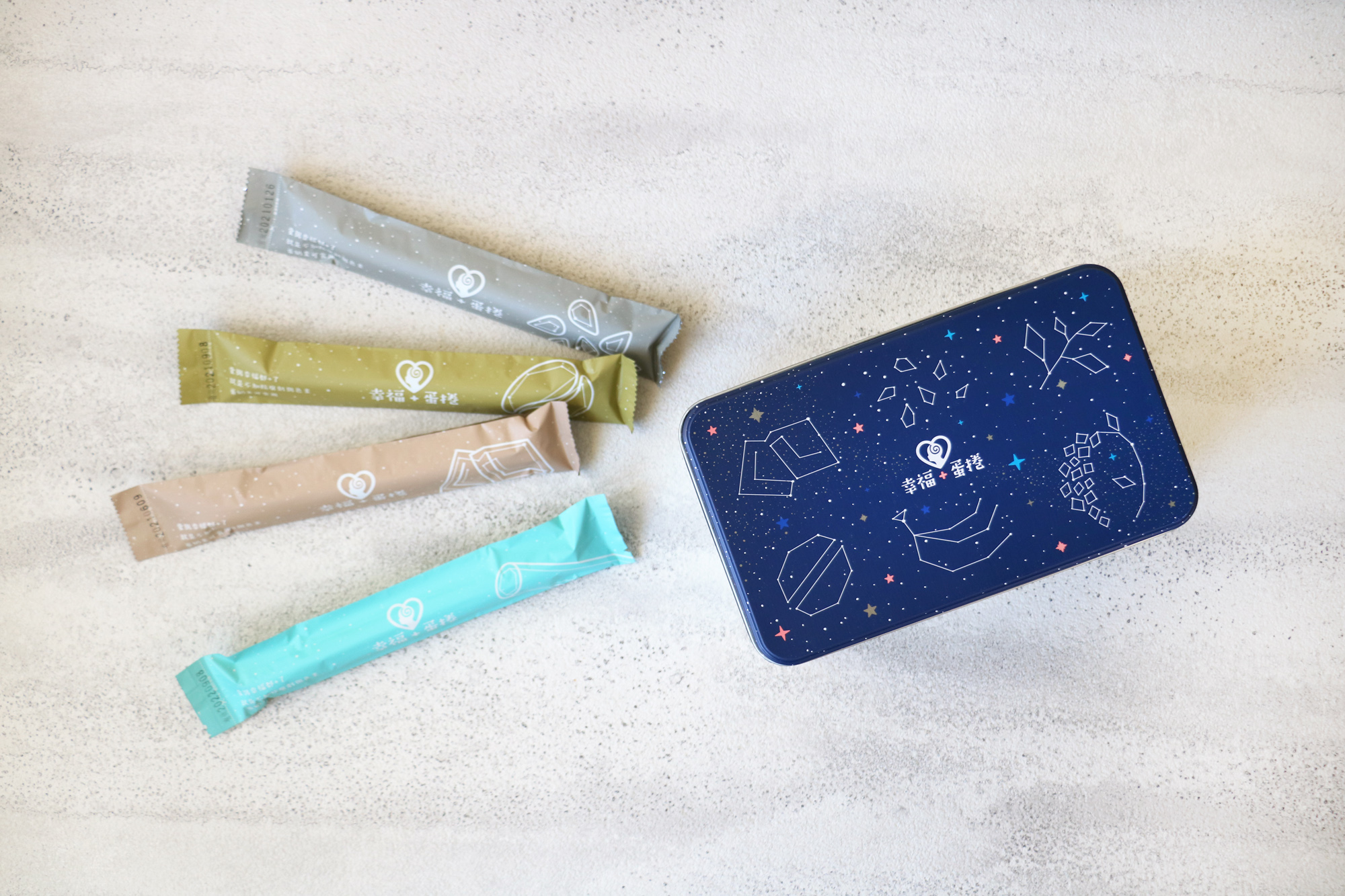 ✦ 星空✦ 幸福+蛋捲鐵盒(綜合經典)-封面圖