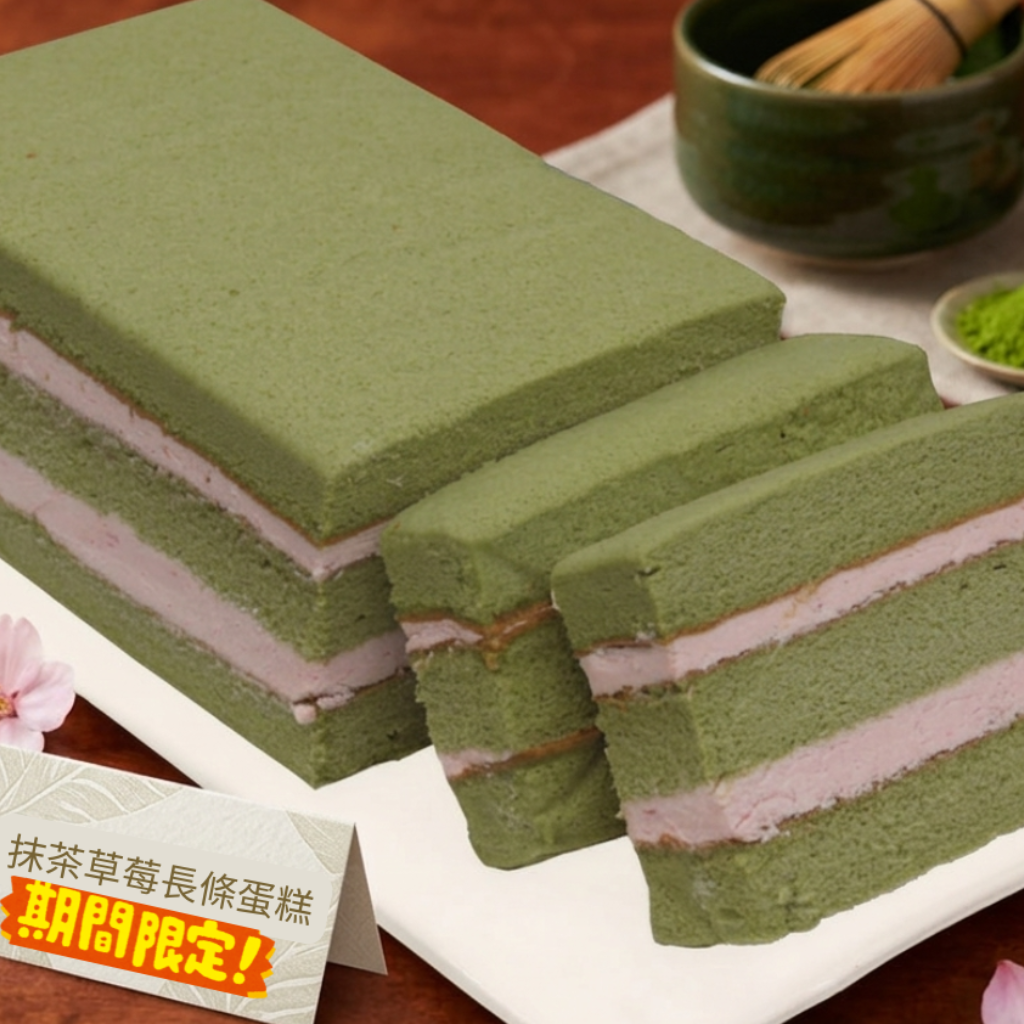 母親節限定-抹茶草莓蛋糕-封面圖