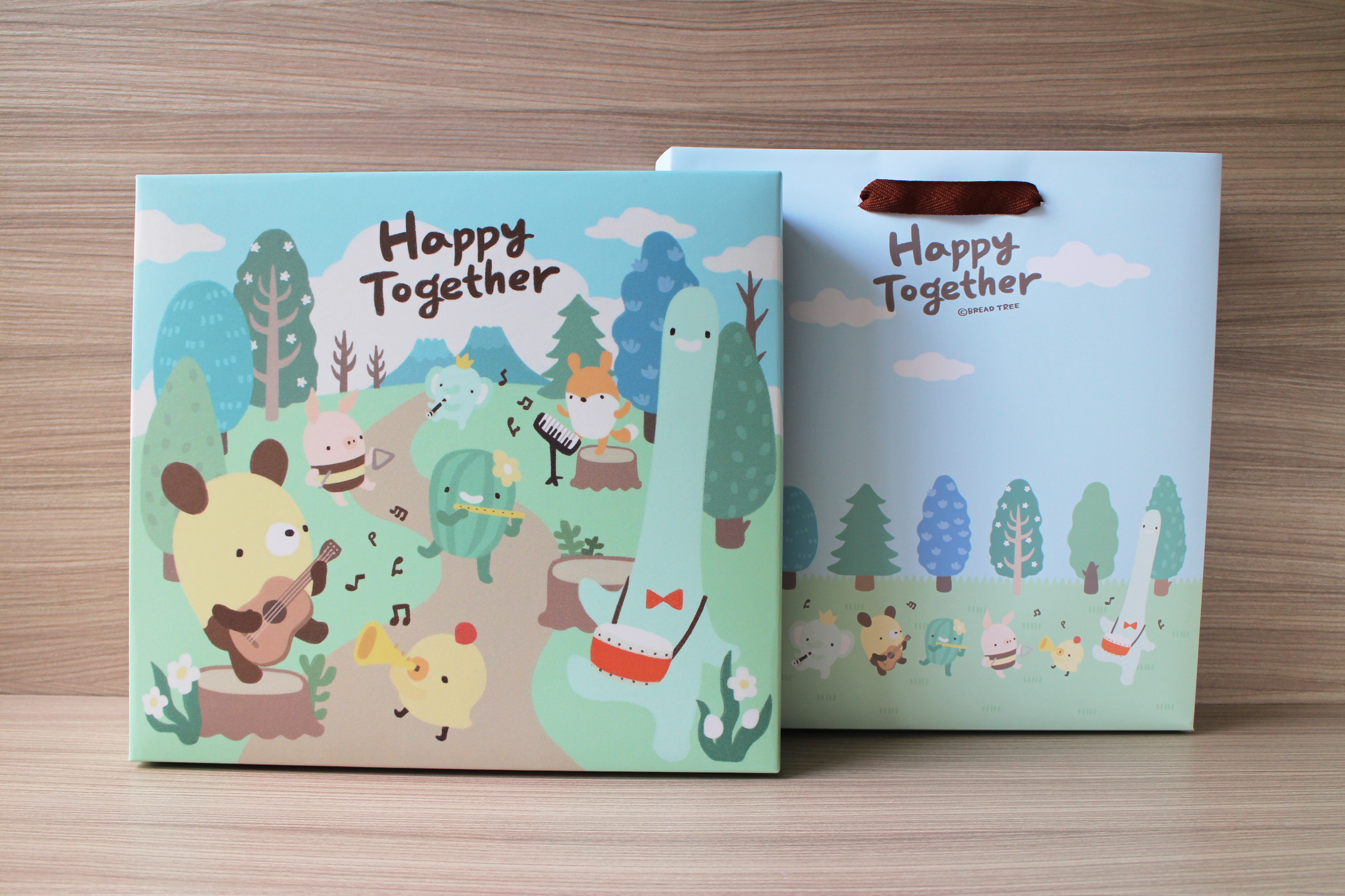 Happy Together麵包樹聯名禮盒（綜合蛋捲-海木耳款）-封面圖